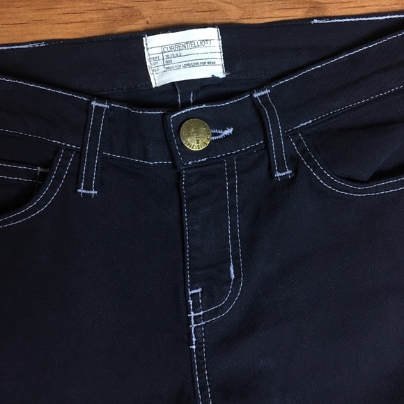 Current/Elliot The Ankle Skinny OD Black Jeans - Picture 5 of 6
